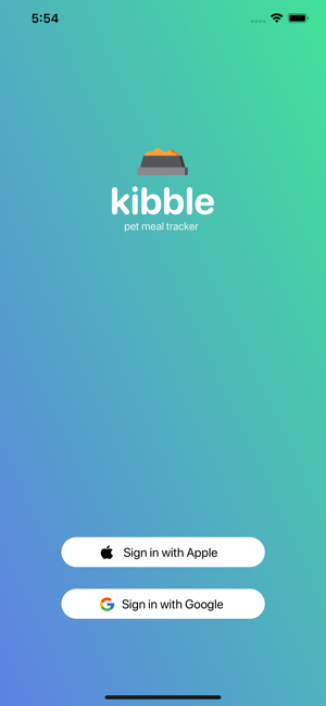 Kibble: Pet Meal Tracker