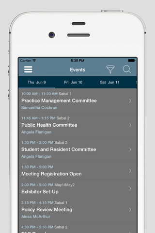 GAFP Meetings screenshot 3