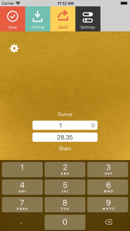 Ounce Gram