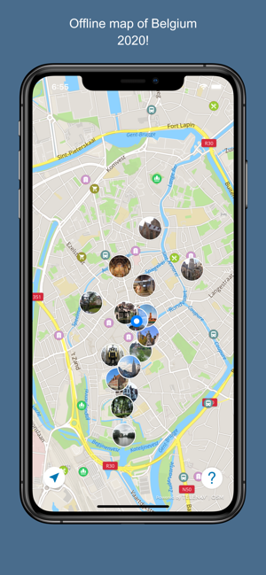 Belgium 2020 — offline map(圖1)-速報App