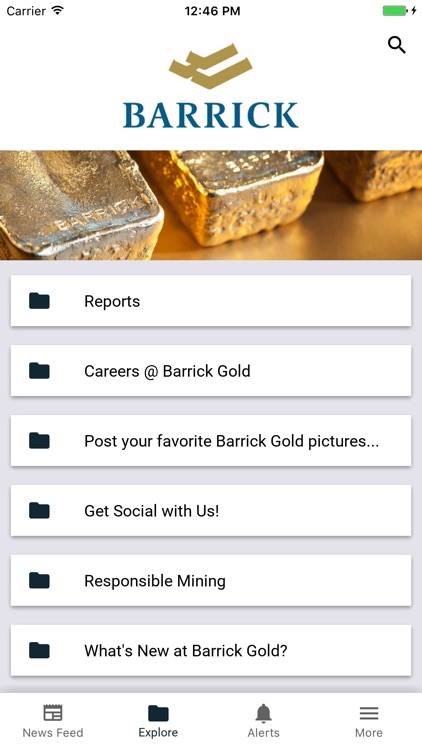 Barrick Gold App