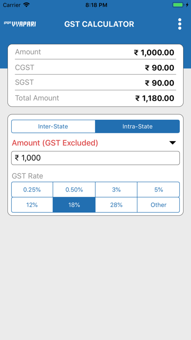 How to cancel & delete GST Calculation from iphone & ipad 2