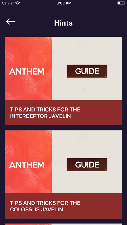 Guide for Anthem