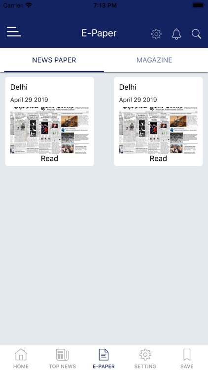 Newsprint: Hindi News App