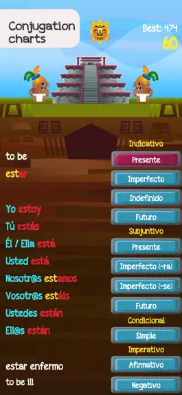 Game screenshot Verb Challenge Spanish hack