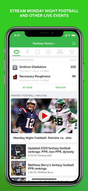 espn fantasy football trading phone app