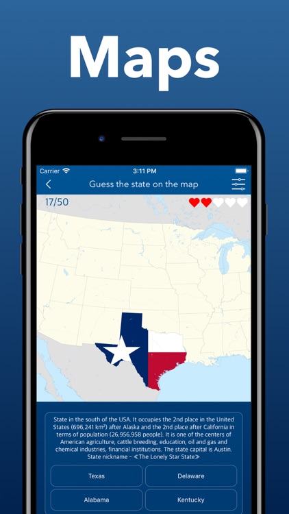 The US States and capitals App screenshot-4