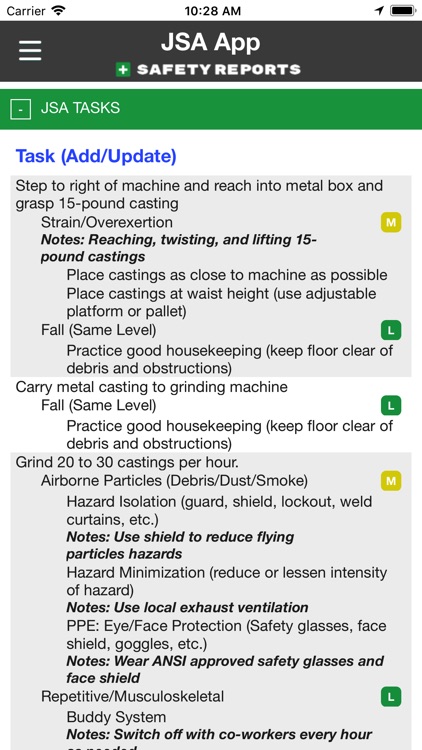 Safety JSA App