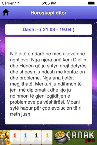 Horoskopi Ditor - náhled