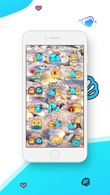 贝壳蓝蓝和黄黄