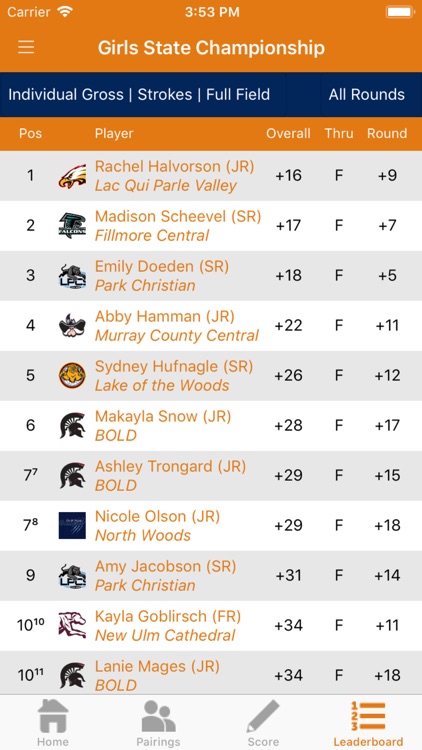 IHSA Golf screenshot-3