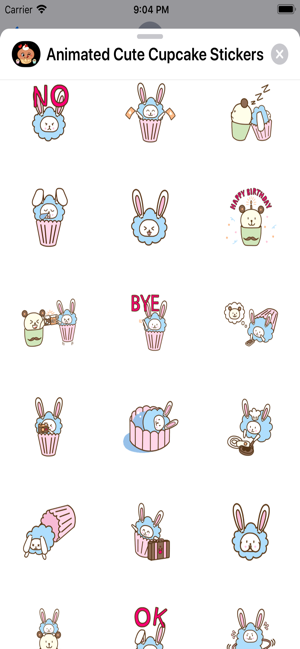 Cute Cupcake Animated Stickers(圖9)-速報App