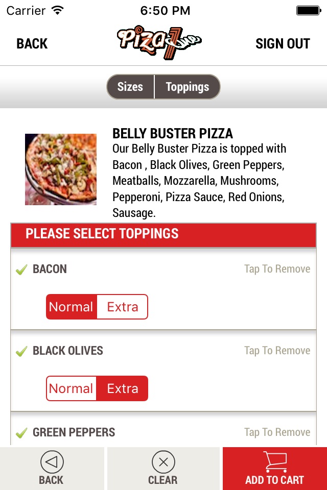Pizza 1 Mobile screenshot 4