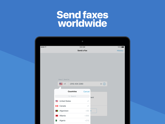 Fax Pro - Send fax from iPhone screenshot