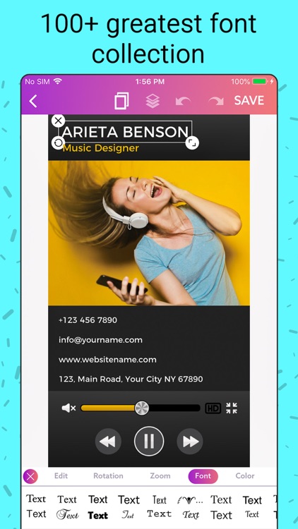 Business Card Maker, Creator screenshot-8