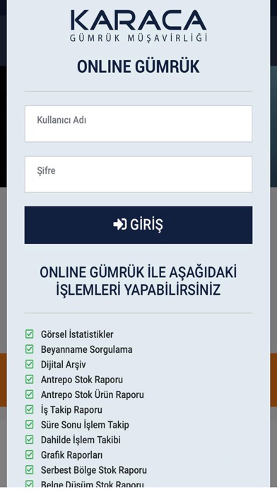 Karaca Gümrük screenshot 2