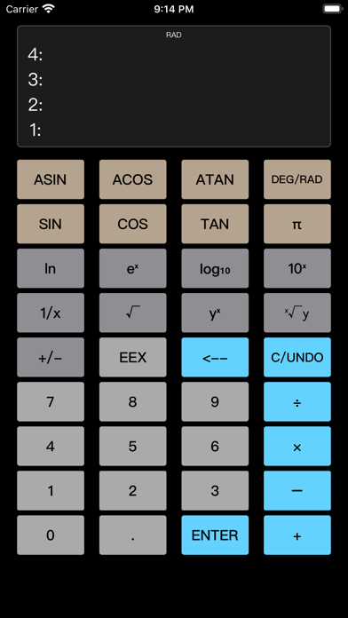 Stack RPN Calculator screenshot 4