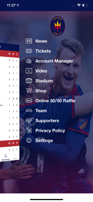 Chicago Fire FC Mobile App(圖5)-速報App