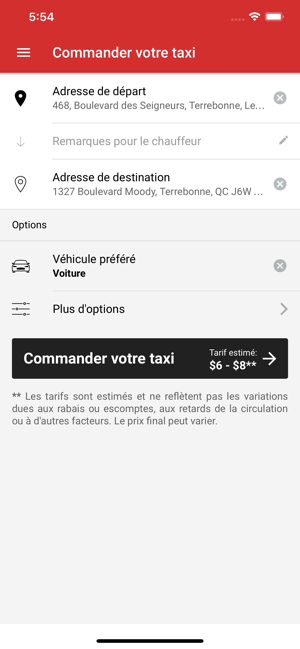 Taxi Terrebonne(圖2)-速報App