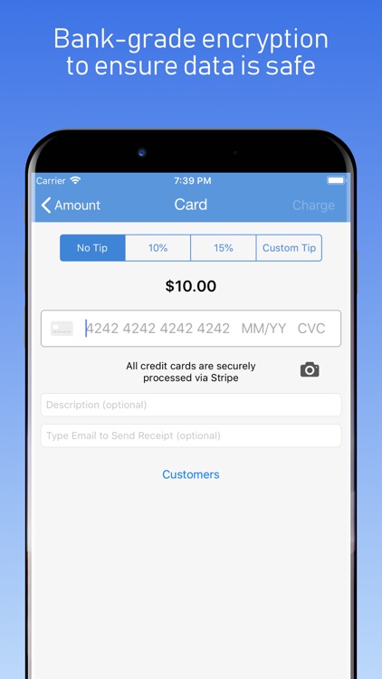 Charge - Stripe Card Payments screenshot-3