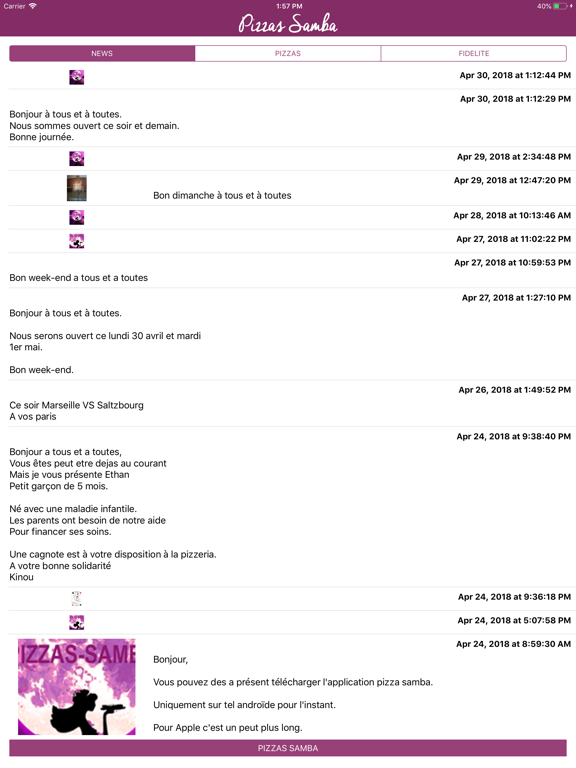 Screenshot #4 pour Pizzas Samba