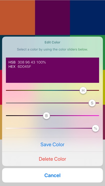 Color Box - Sheet & Picker