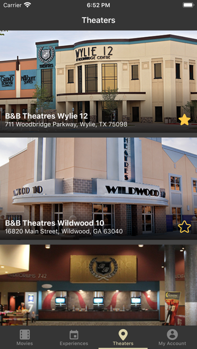 B&B Theatres screenshot 4