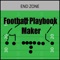 Create your own football plays and store them in a database