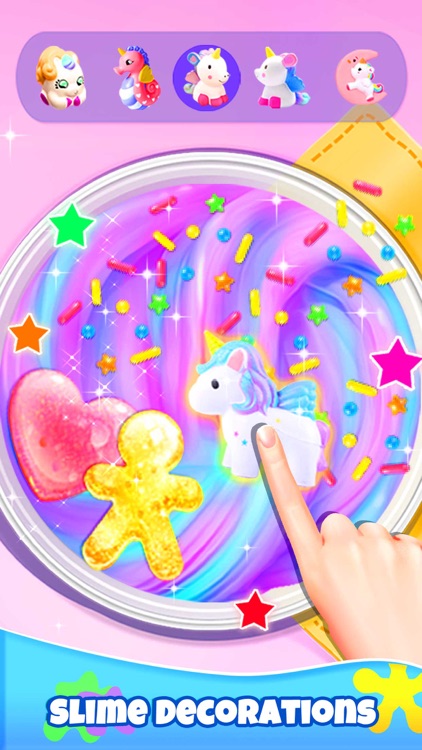 Girl Games: Unicorn Slime screenshot-3