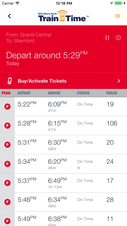 Metro-North Train Time