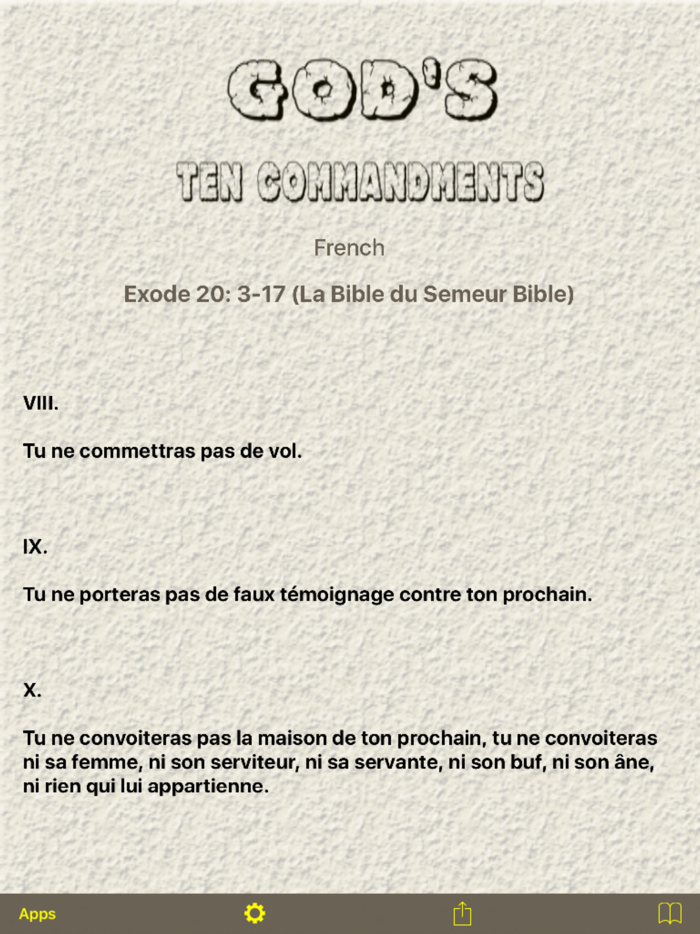 Gods Ten Commandments