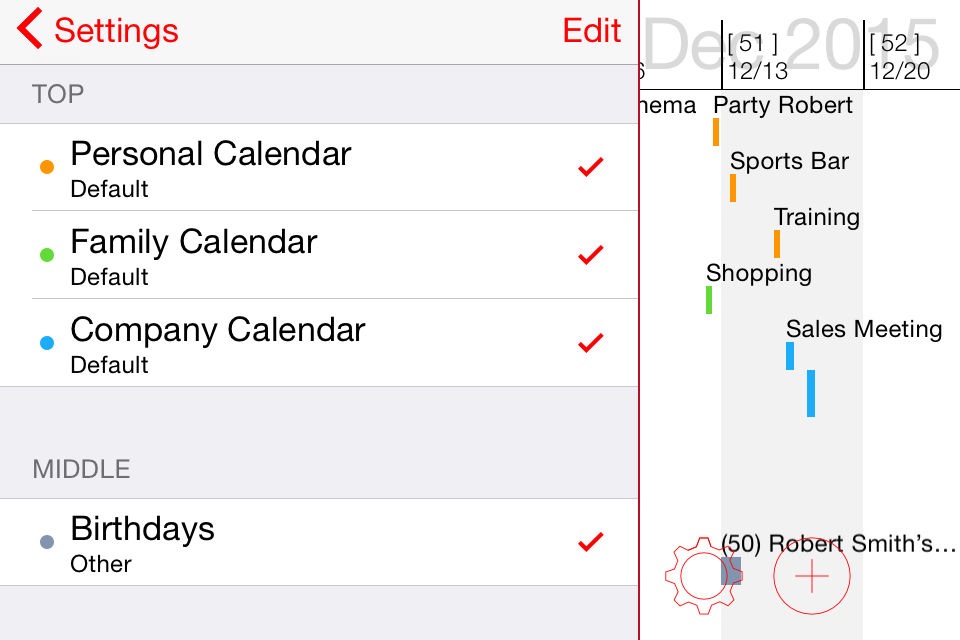 CoCoCal - Timeline Calendar screenshot 3