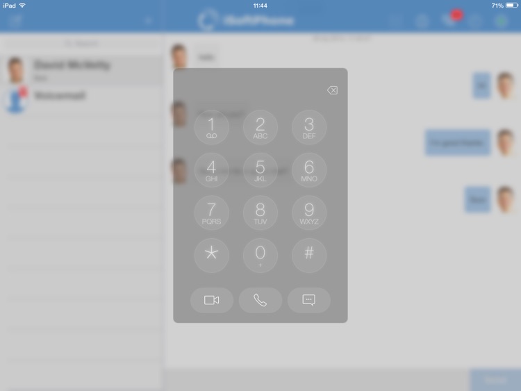 iSoftPhone for iPad