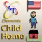 A collection of linked augmentative communication pages for a child in the home environment