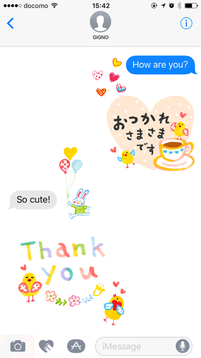Stickers of pastel color screenshot 1