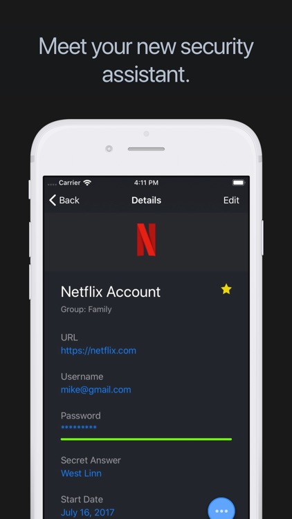 Password Manager - mSecure