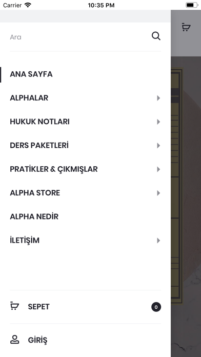 Alpha Hukuk screenshot 2