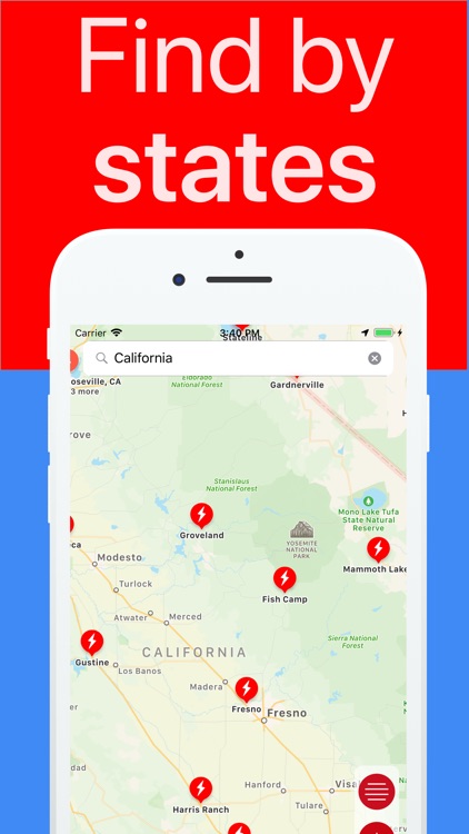 Supercharger map for Tesla screenshot-4