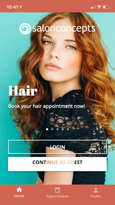 Screenshot #1 pour Salon Concepts Online Booking