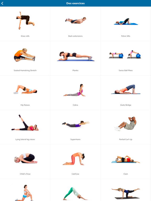 Télécharger Mal de Dos - Exercices pour iPhone / iPad sur l'App Store ...
