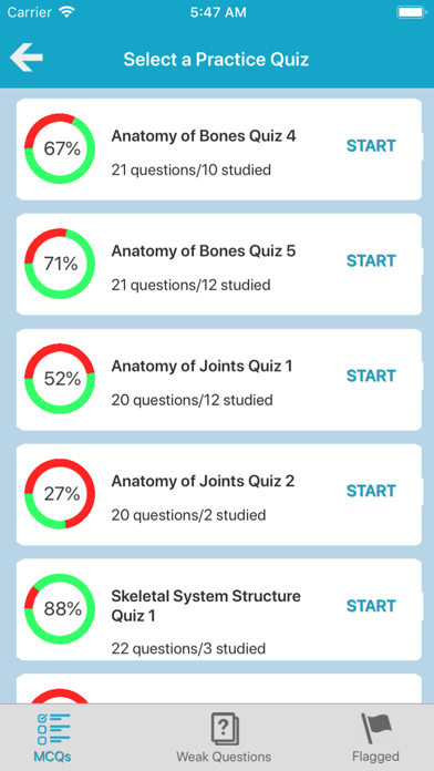 Skeletal System Quizzes screenshot 2