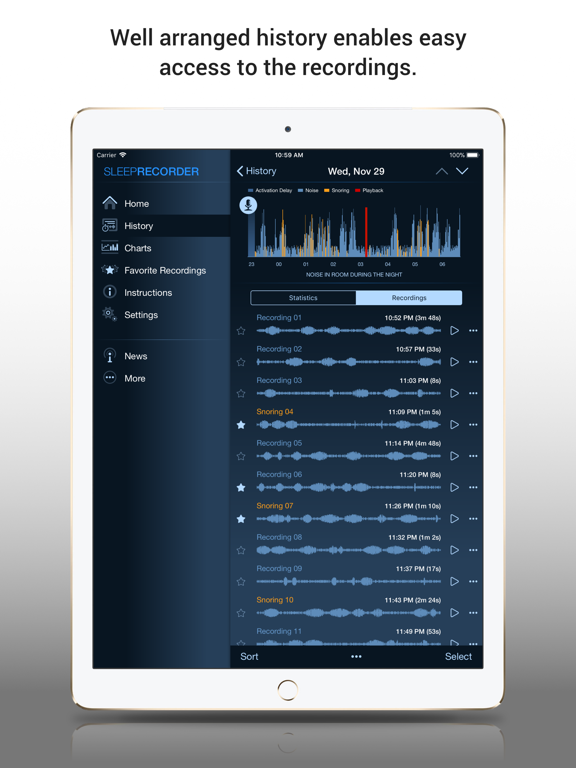 iPad Image of Prime Sleep Recorder
