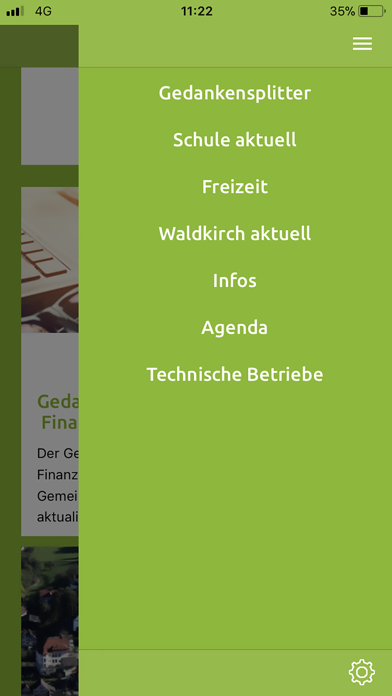 Waldkirch Mitteilungen screenshot 2