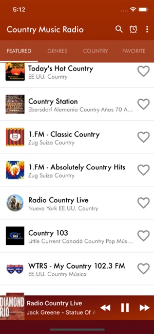 Country Music Radio app