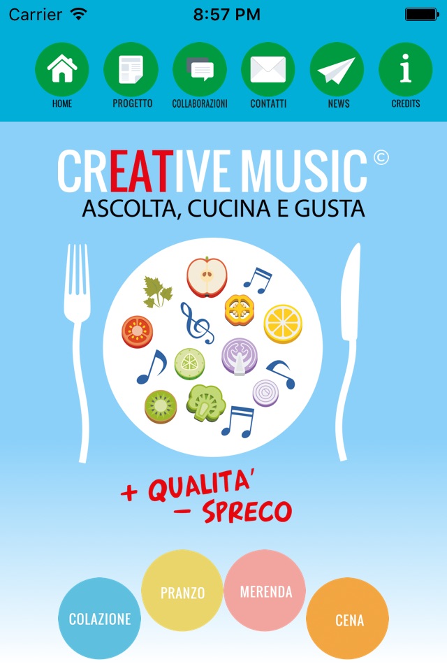 creative music food screenshot 2