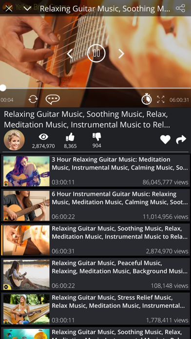 How to cancel & delete Guitar Muzi- Calm& Relax Music from iphone & ipad 1