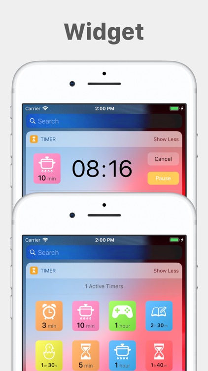 Usual Timer for Widget
