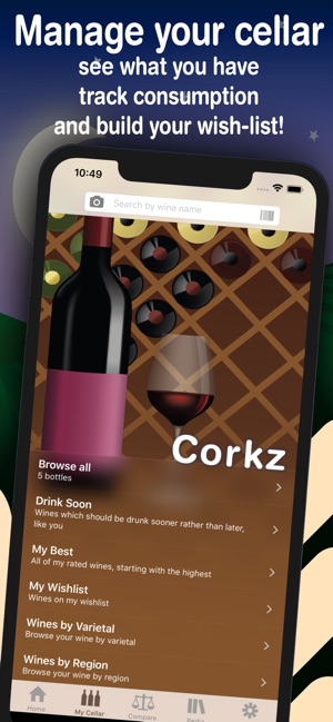 Corkz  - 葡萄酒評論，數據庫，酒窖管理(圖3)-速報App