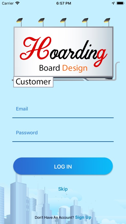 Hoarding Board Design Customer