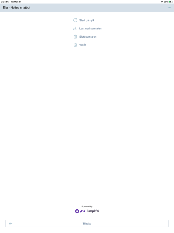 Screenshot #6 pour Nelfo chatbot – Ella